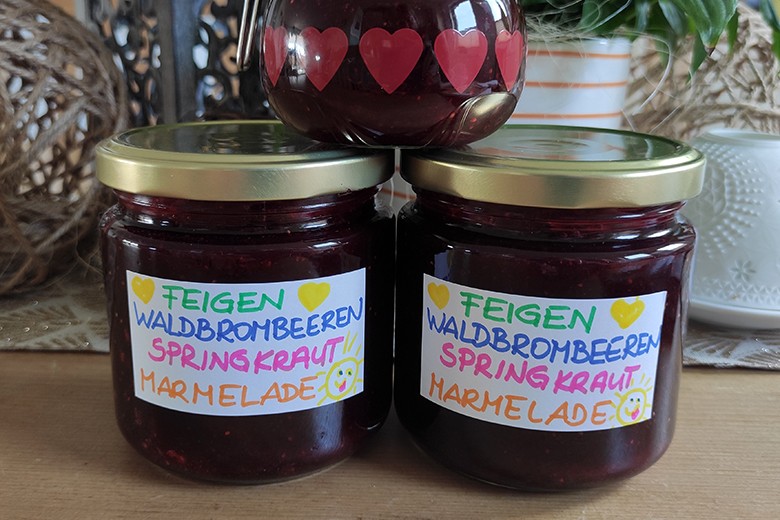 Feigen Brombeeren Springkraut Marmelade