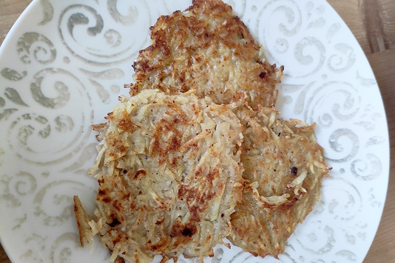 Kartoffel-Haferflocken-Puffer