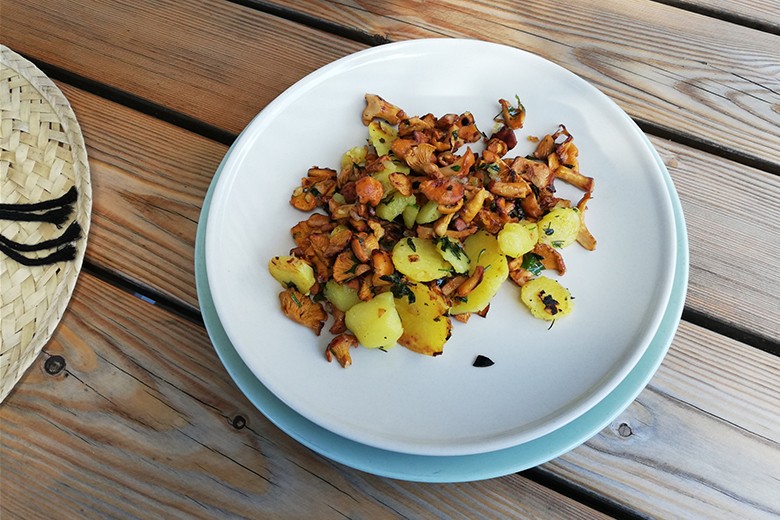 Schwammerlgröstl