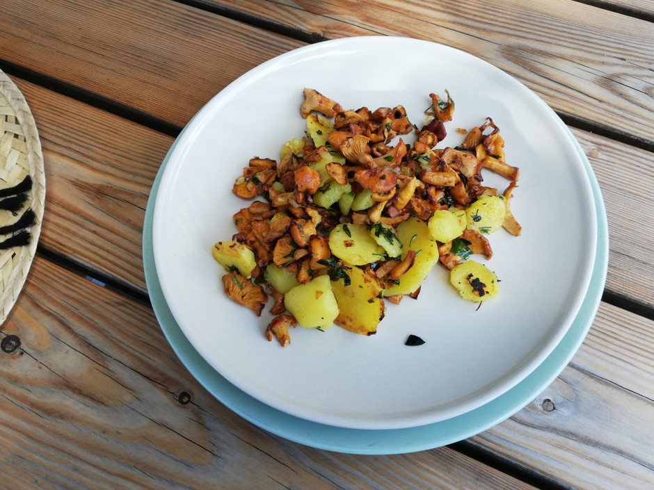 Schwammerlgröstl