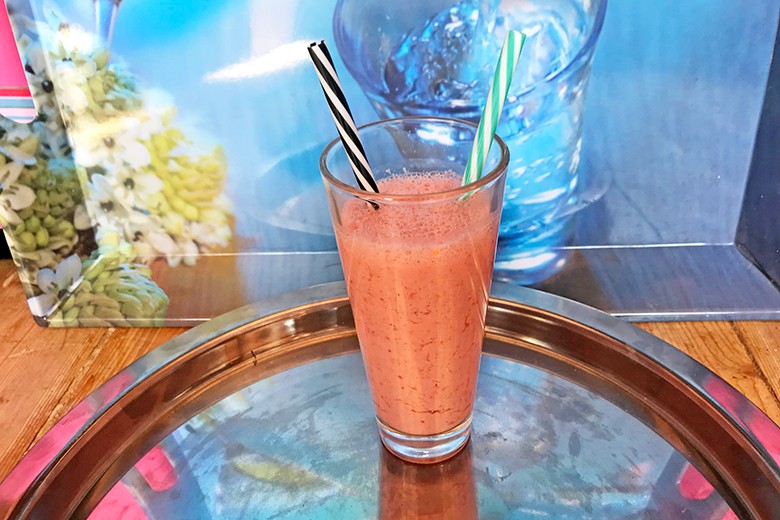 Joghurt-Gemüse-Shake ohne Salz