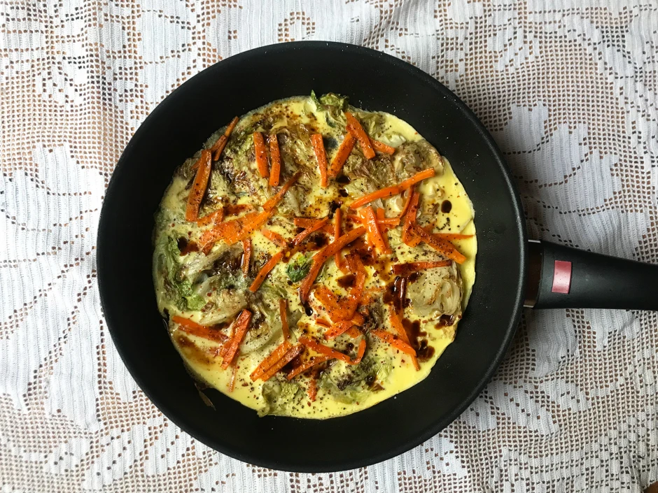 Salat-Frittata