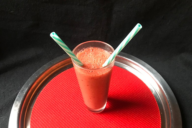 Ribisel-Vanille-Smoothie