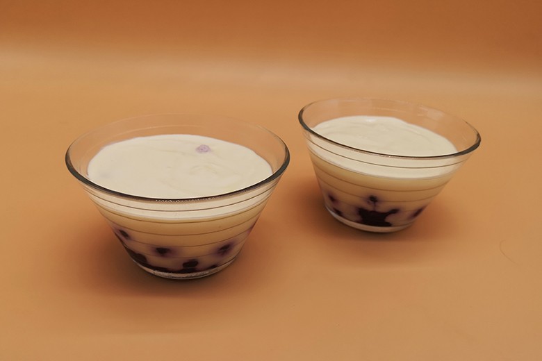 Heidelbeer-Cheesecake-Dessert