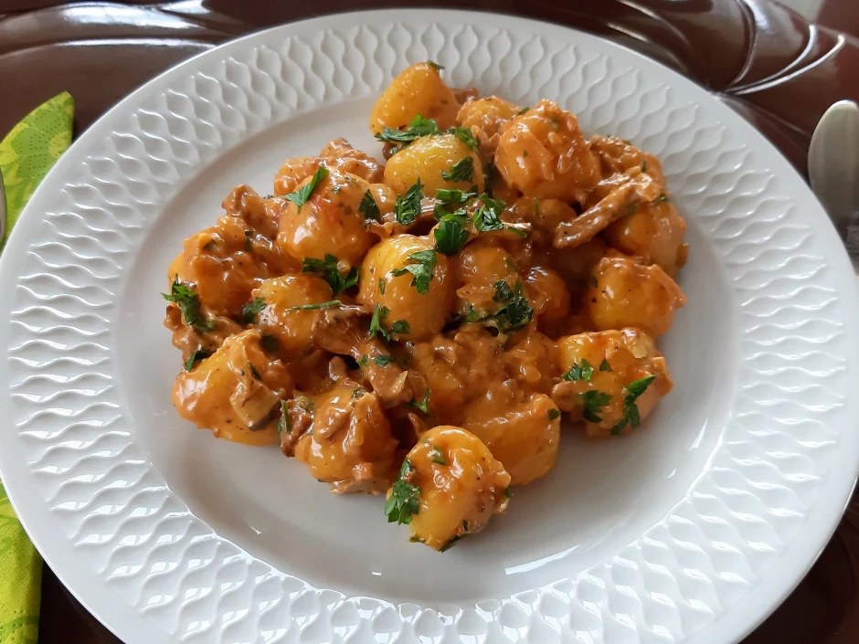 Gnocchi mit Schwammerln