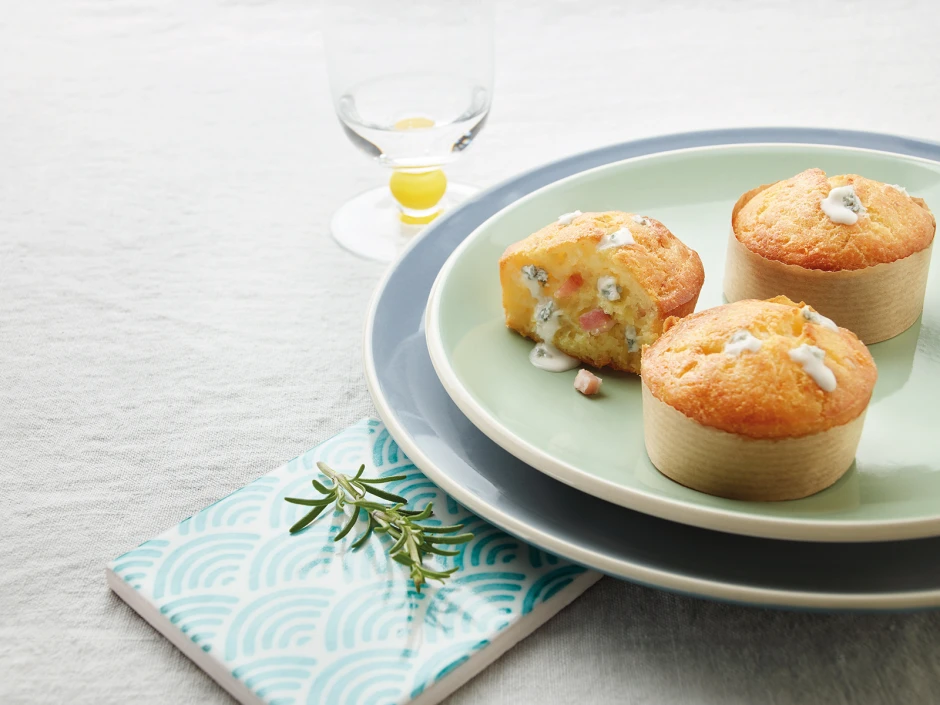 Muffins mit Speck und Gorgonzola GU