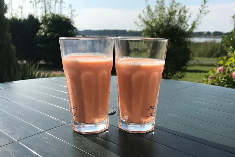 Karotten-Bananen-Milch