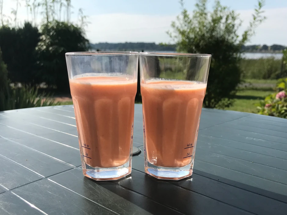 Karotten-Bananen-Milch