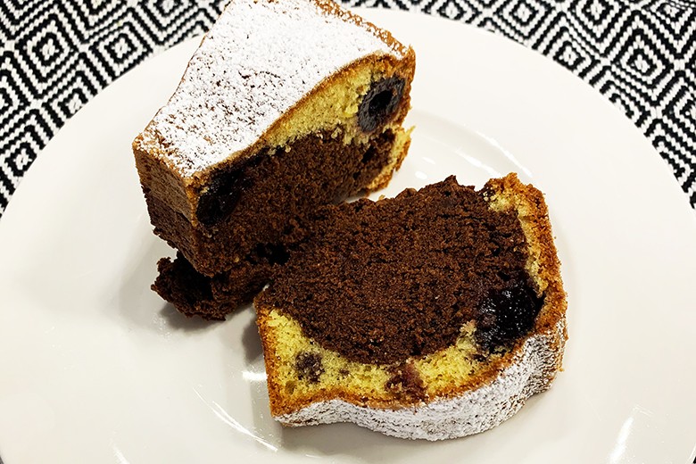 Marmor-Kirsch-Kuchen