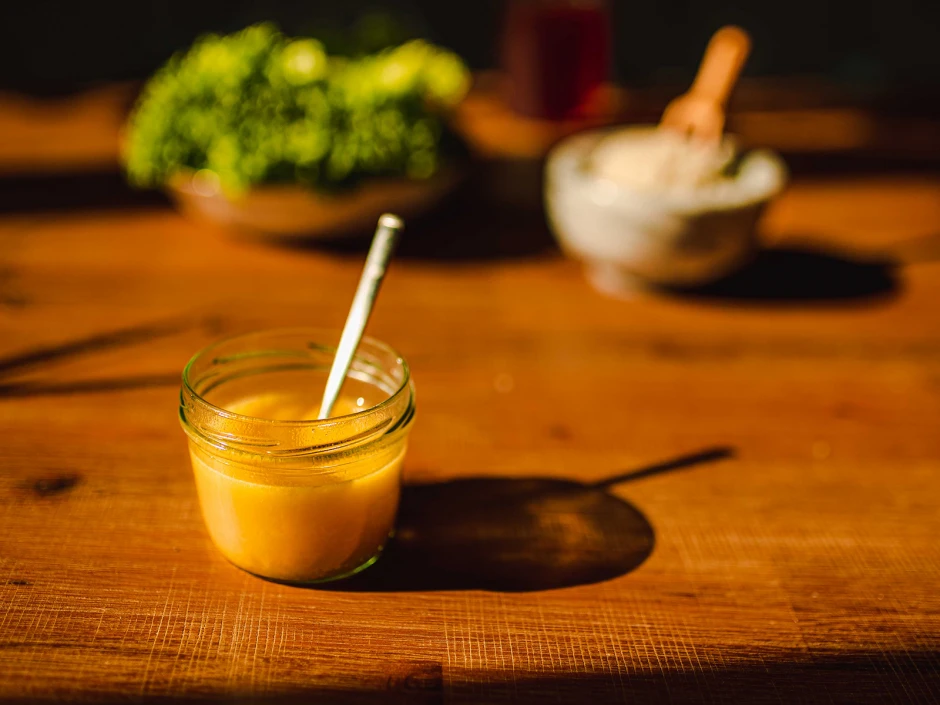 Fruchtige Zwetschkenkern&ouml;l-Vinaigrette