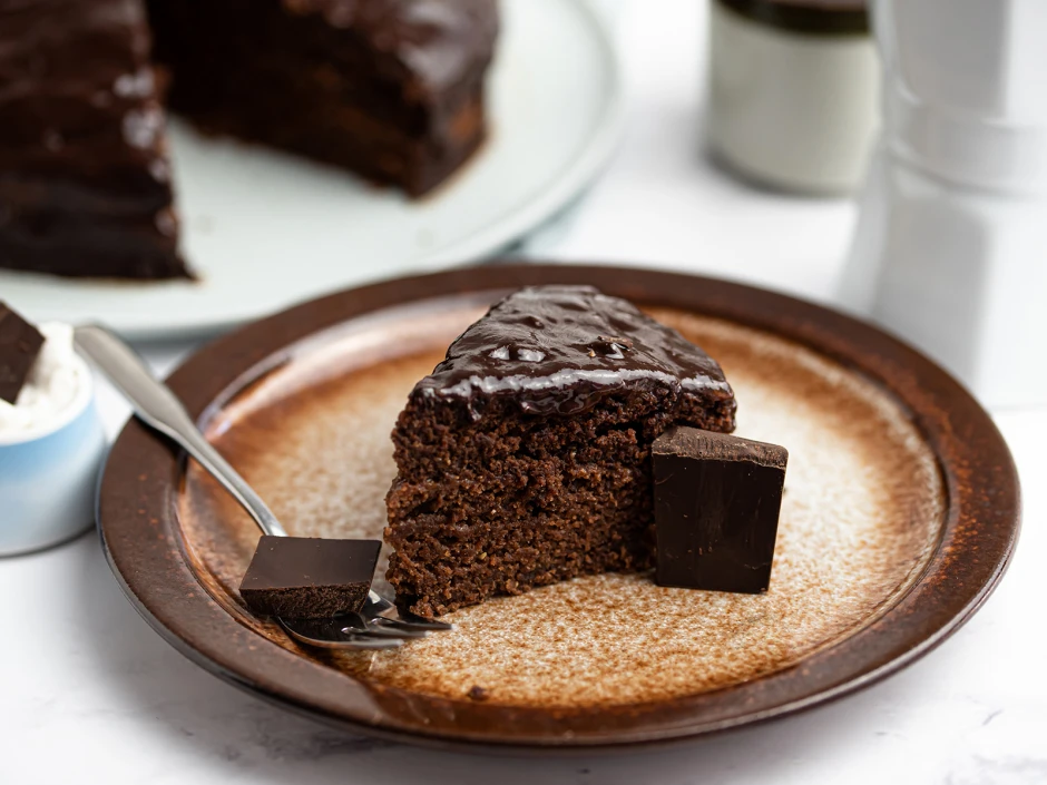 Vegane Schokotorte Sacher Art