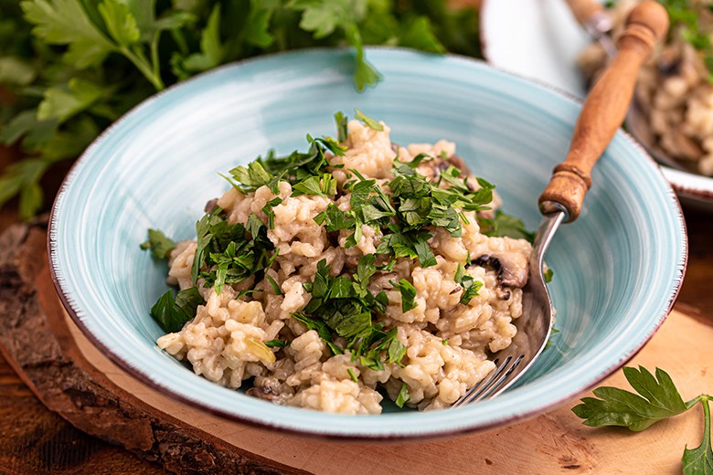 Risotto mit Steinpilzen