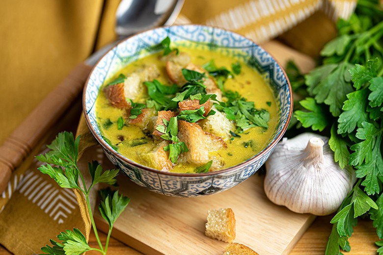 Mandelsuppe vegan