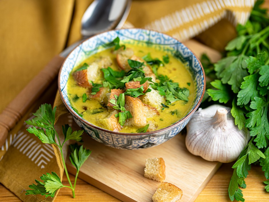Mandelsuppe vegan