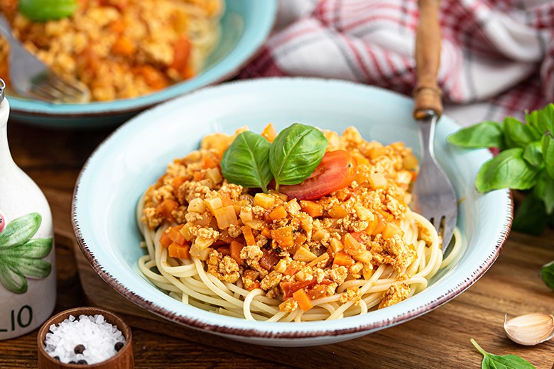 Spaghetti Bolognese vegan