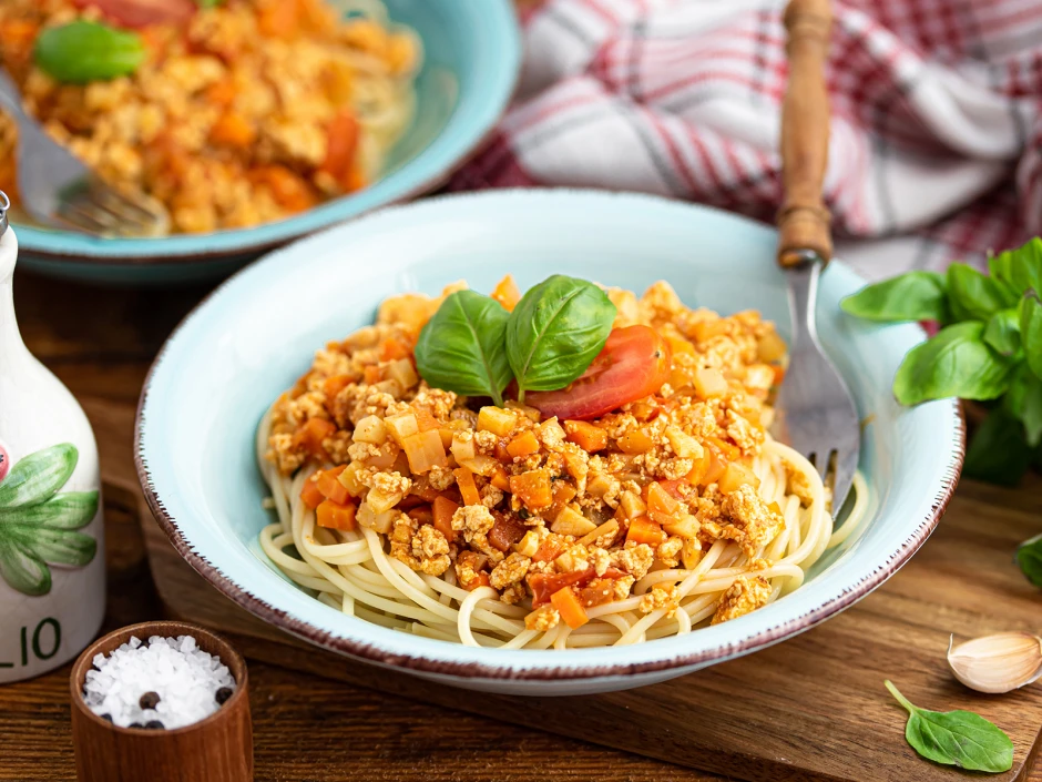 Spaghetti Bolognese vegan