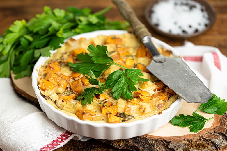 Kürbisquiche vegan