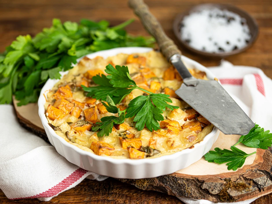 Kürbisquiche vegan