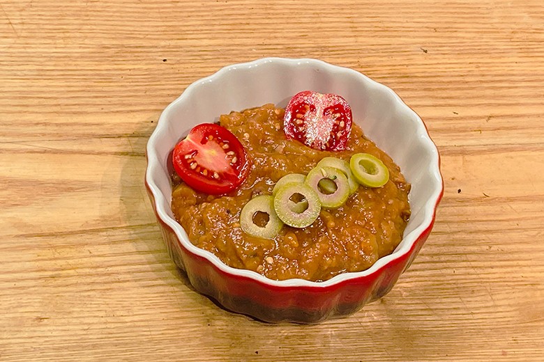 Melanzani-Tomaten-Paste