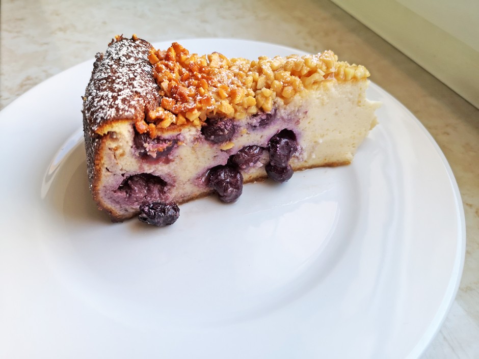 Heidelbeer-Topfen-Kuchen