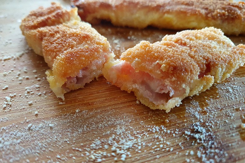 Schinken-Käse-Röllchen