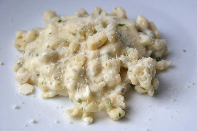 B&auml;rlauchsp&auml;tzle mit Schafk&auml;seso&szlig;e