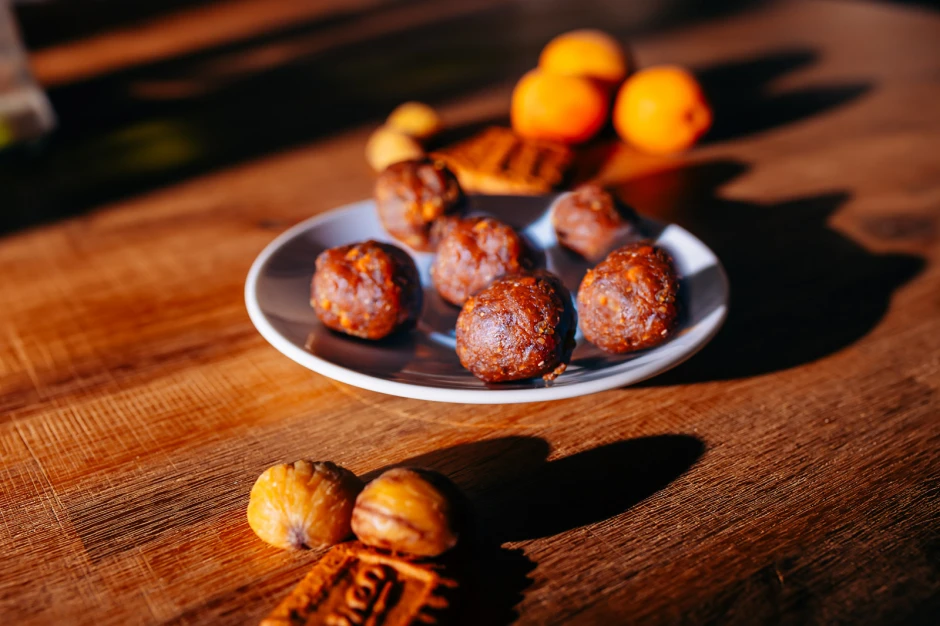 Marillen-Energy Balls mit Spekulatius