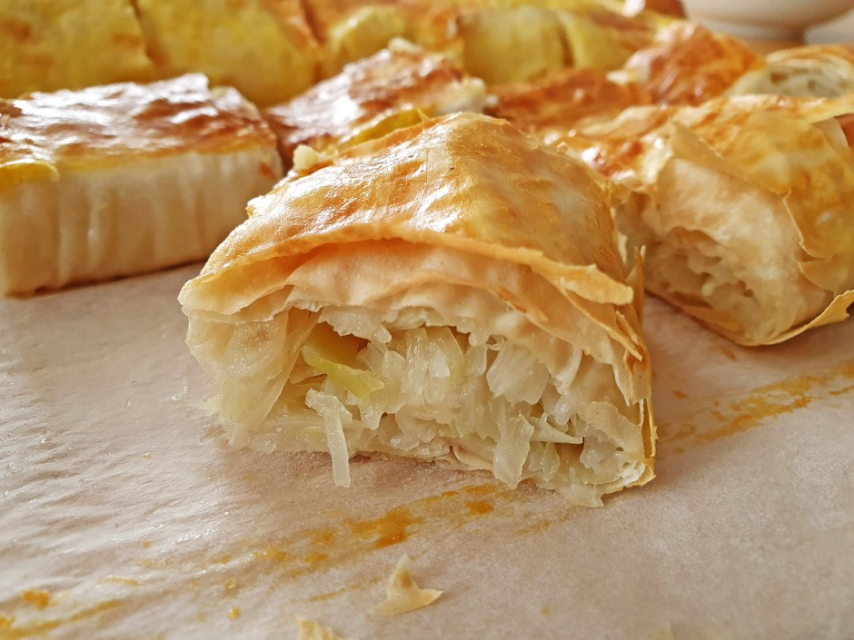 Veganer Krautstrudel