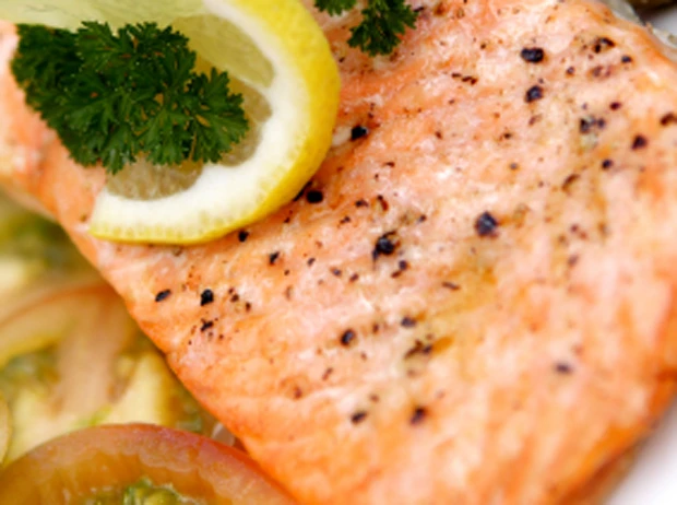 Lachs in Zitronencreme
