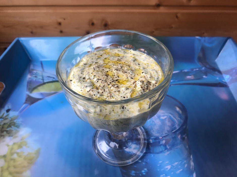 Eiersalat mit Dill