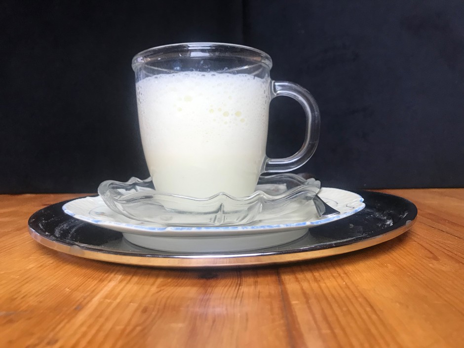 Cremige Vanillemilch
