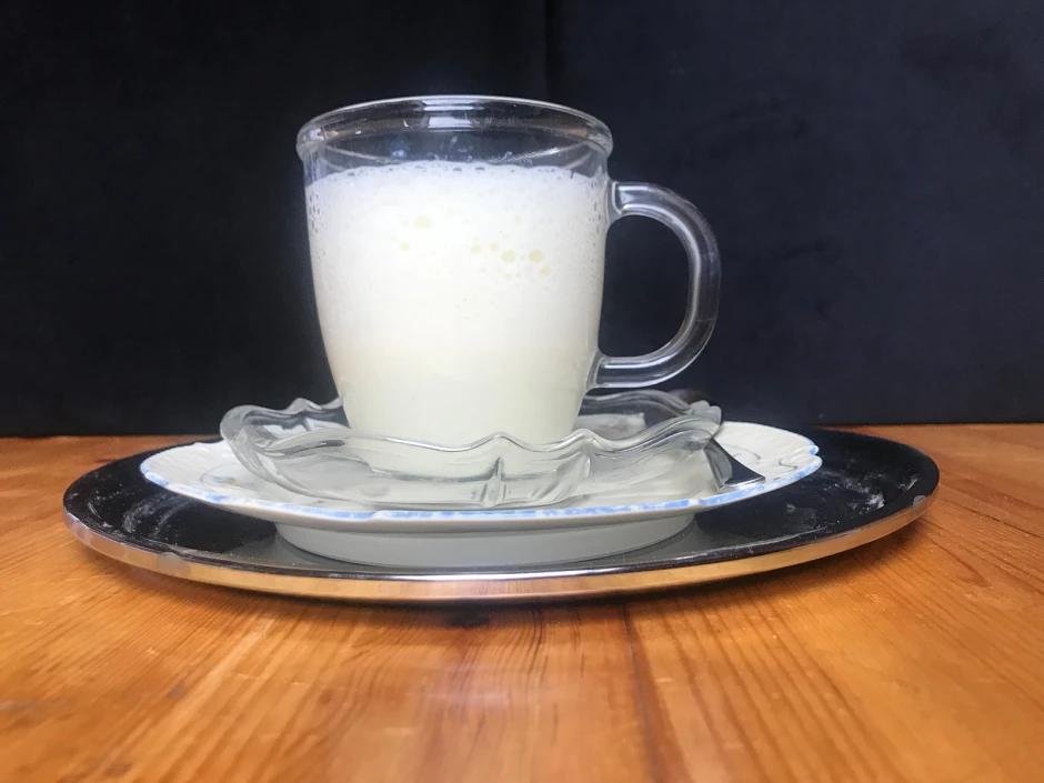 Cremige Vanillemilch