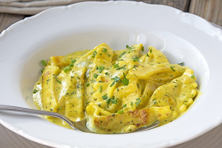 Maultaschen-Curry