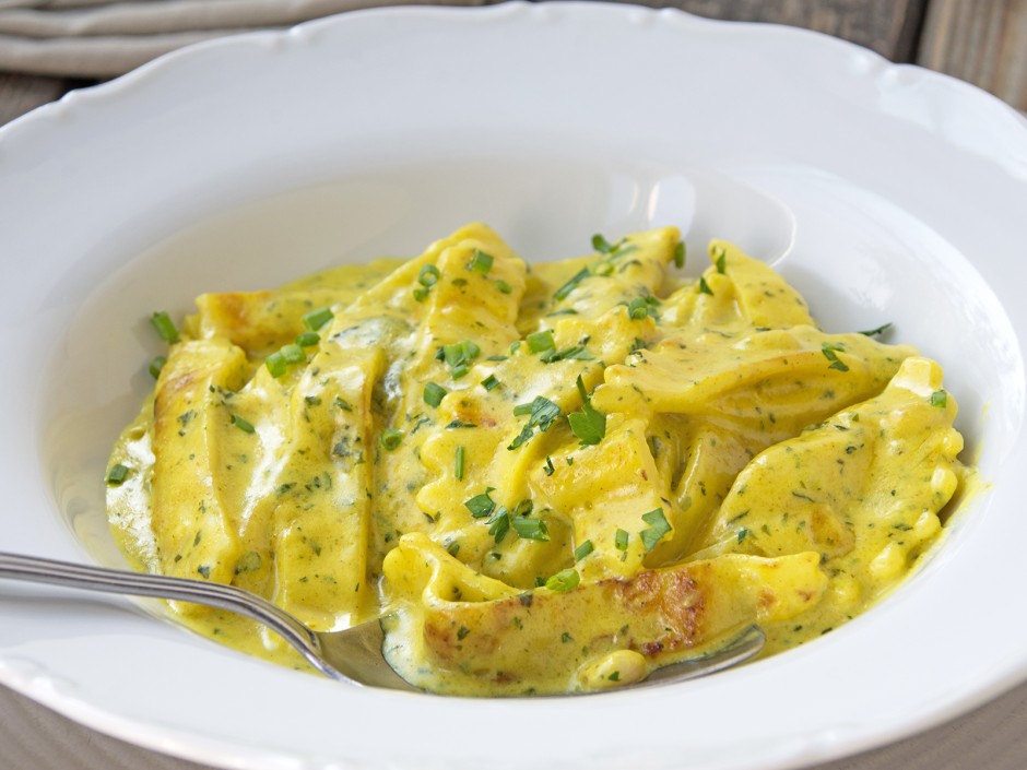 Maultaschen-Curry
