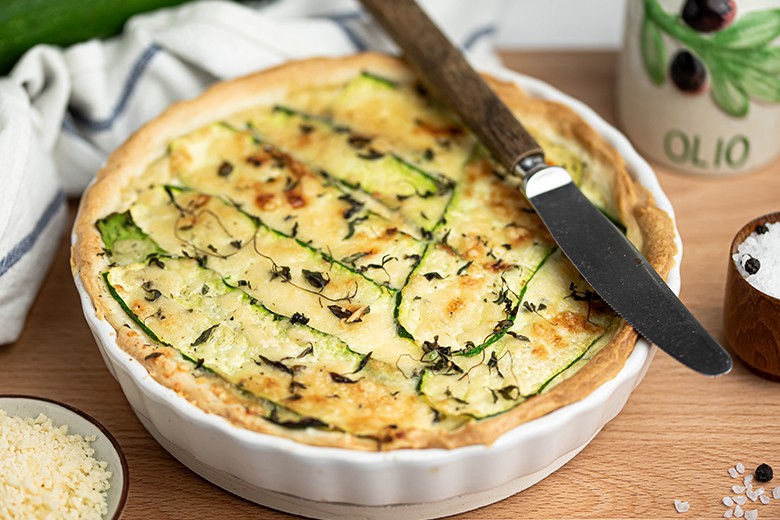 Zucchiniquiche mit Thymian