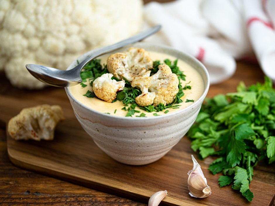 Kartoffelsuppe mit Karfiol
