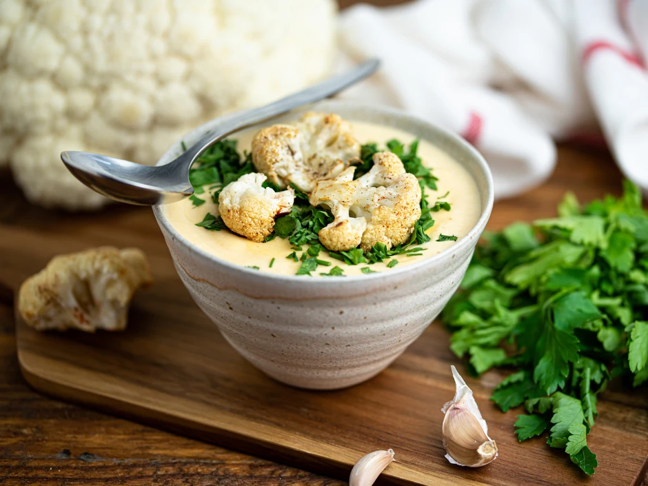 Kartoffelsuppe mit Karfiol