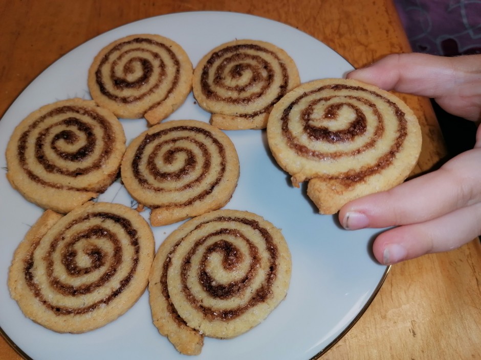 Zimtkekse aus Mürbteig