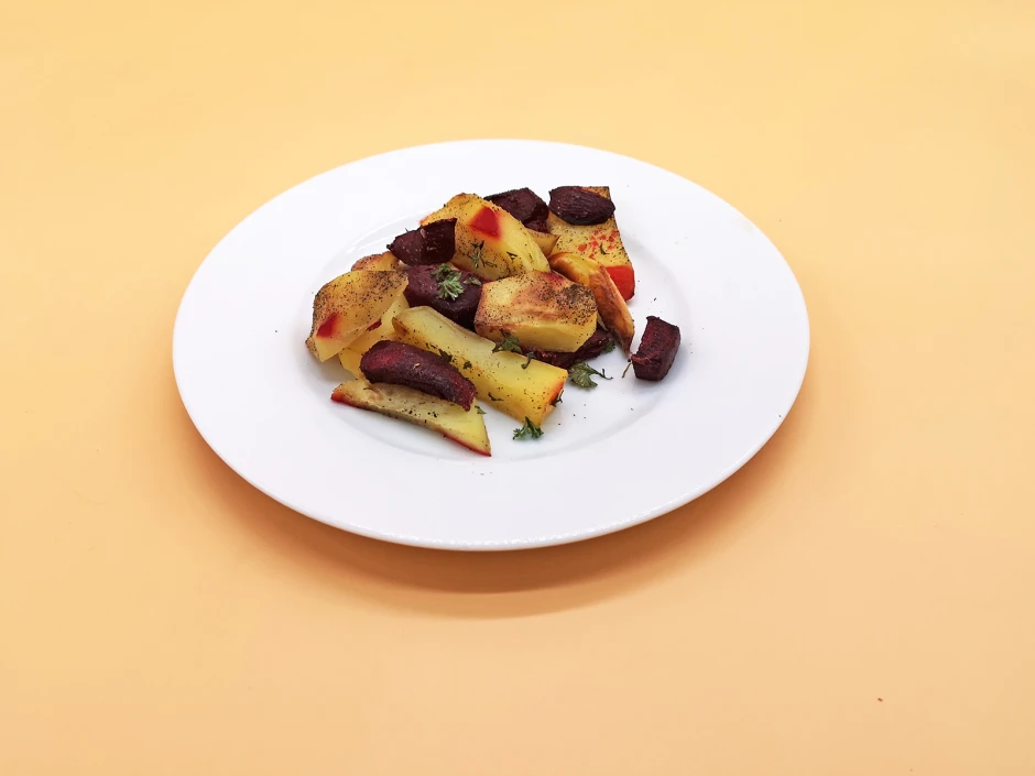 Ofenkartoffeln mit Roter Bete
