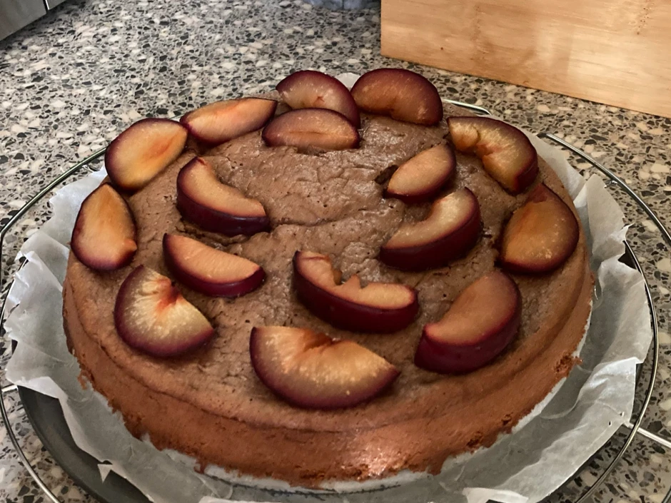 Nougat Mandel Kuchen mit nur 3 Zutaten