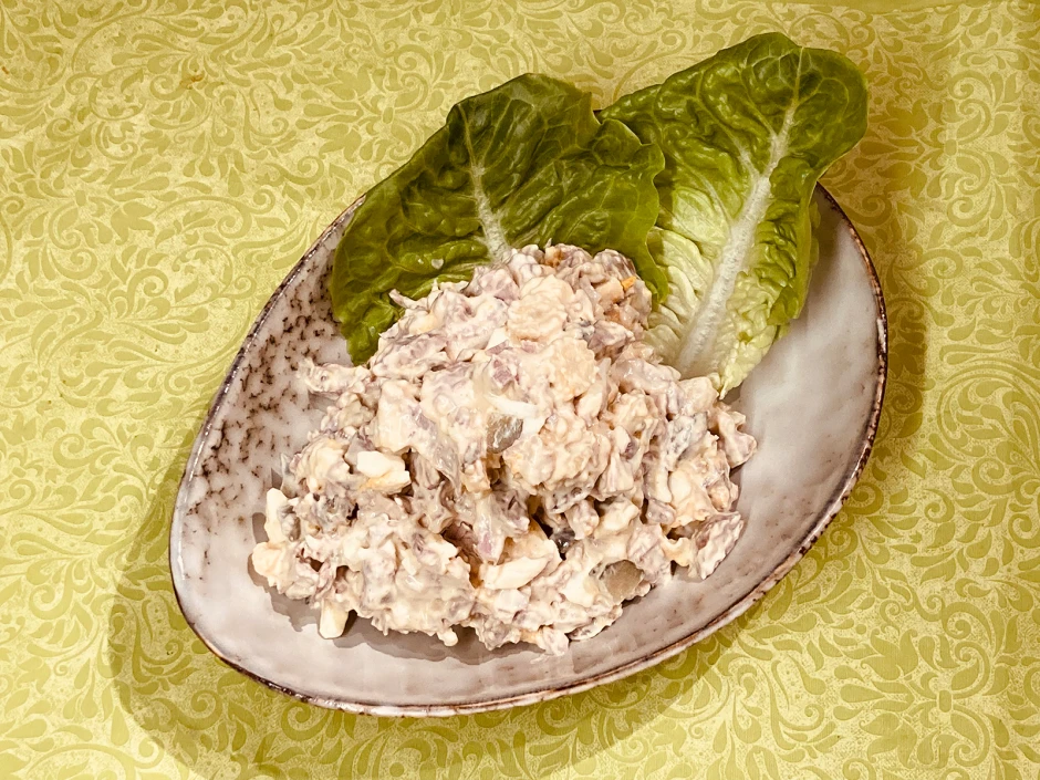 Eiersalat mit Ente