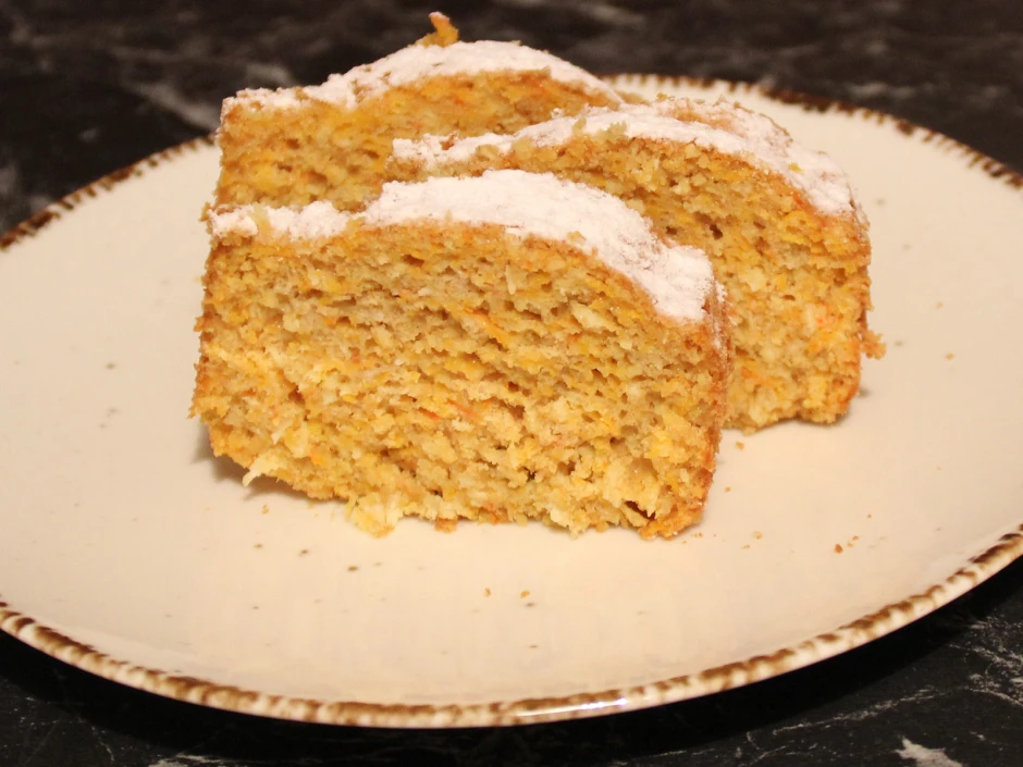 K&uuml;rbiskuchen mit Kokosette