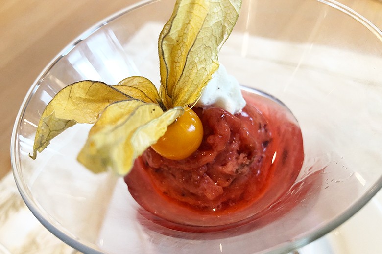 Brombeersorbet