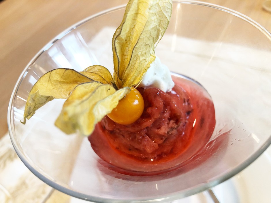 Brombeersorbet
