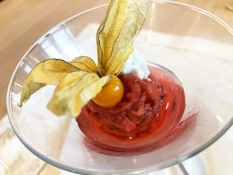 Brombeersorbet