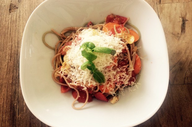 Spaghetti aglio olio
