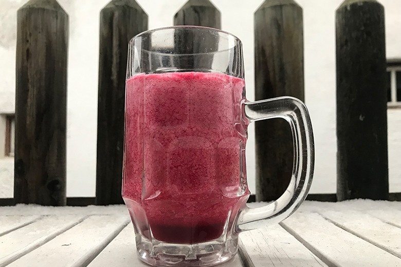 Prickelnder Roter-Rüben-Smoothie