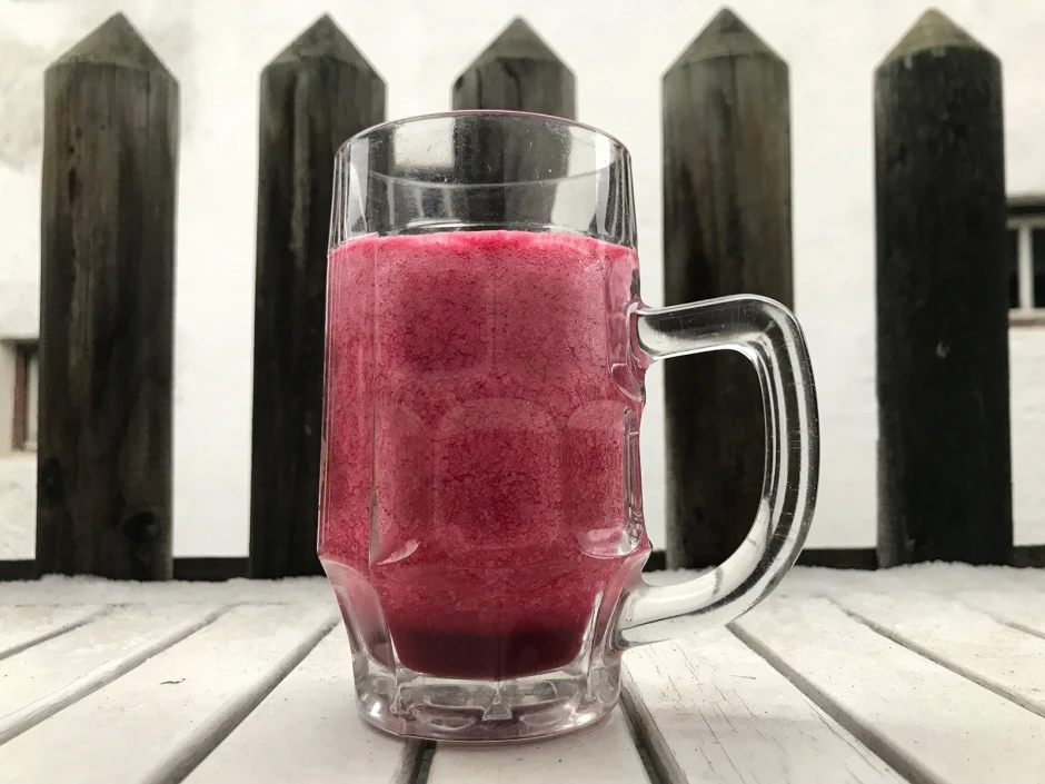 Prickelnder Roter-Rüben-Smoothie