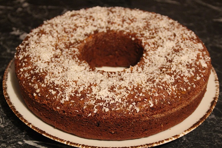 Schokokuchen mit Kokos