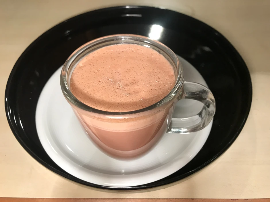 Cremige Schokolade mit S&uuml;&szlig;kartoffel